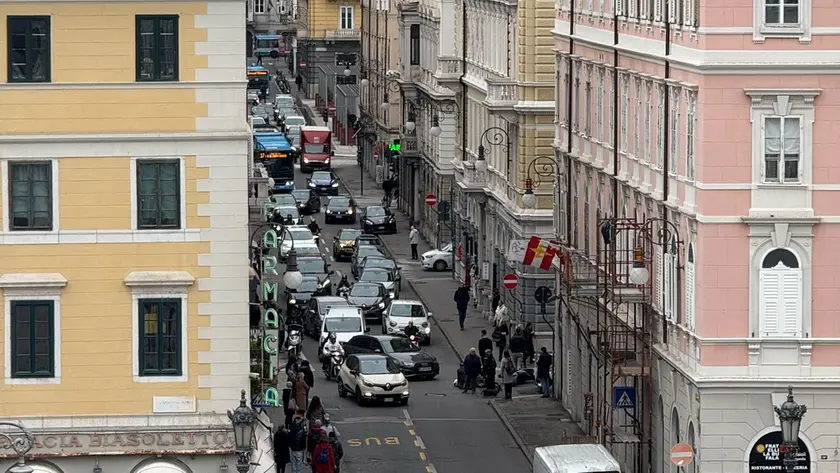 L'incidente in via Roma