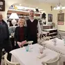 Fabio, Lilly e Fulvio Benussi nel ristorante Menarosti Foto Lasorte