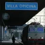 Un treno fermo alla stazione di Villa Opicina