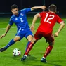 Un'azione di Italia - Danimarca under 21