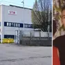 Lo stabilimento della Stm a Maniago e, a destra, il 22enne Daniel Tafa