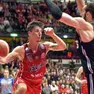 Michele Ruzzier in azione contro la Virtus Bologna, gara in cui ha messo a referto 11 punti e 9 assist (Foto Bruni)