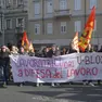 La manifestazione dei lavoratori in aspettativa dell'8 febbraio scorso. Foto Bruni