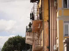 L'incendio in via Trieste (Bumbaca)