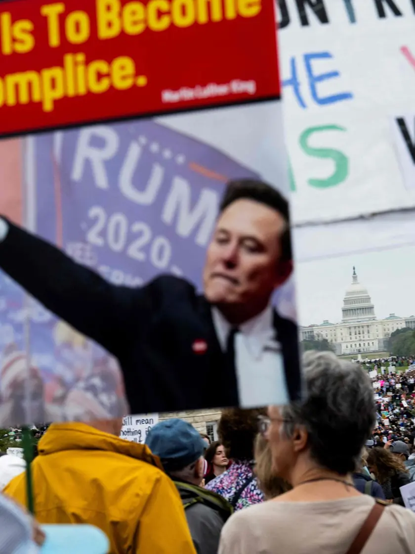 Una protesta a Washington