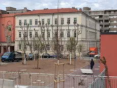 I lavori nella nuova piazza di Roiano (Lasorte)