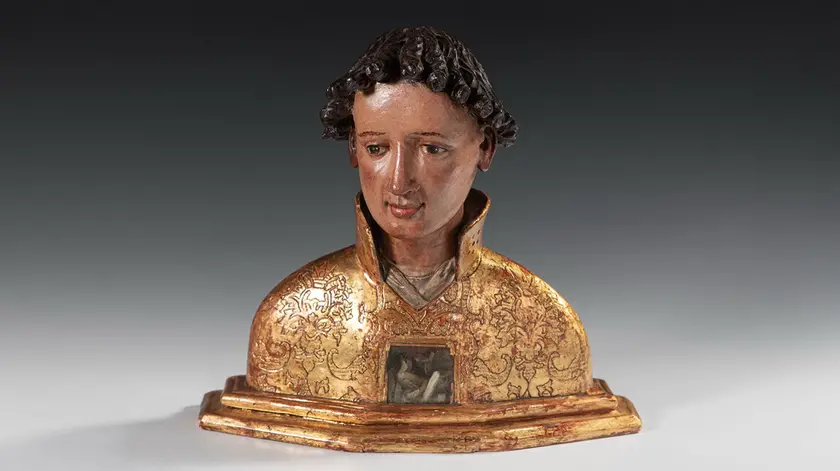 Il busto reliquiario di San Taziano (foto Sclauzero)