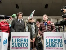 Una manifestazione dell’Associazione Coscioni per ottenere una legge regionale su fine vita e suicidio assistito