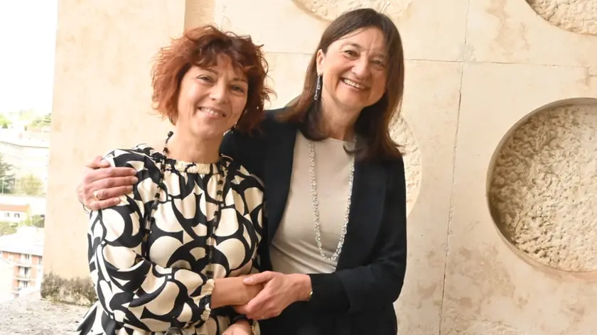 A sinistra Ilaria Garofolo, a destra Donata Vianelli (Bruni)