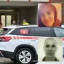 Forze dell'ordine e soccorritori nel condominio dove è avvenuto l'omicidio, nei riquadri Samia Bent Rejab Kedim e Mohamed Naceur Saadi