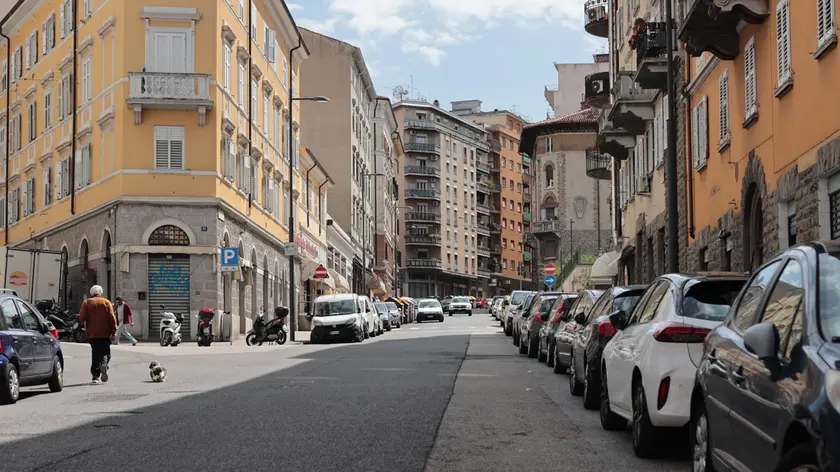 Uno scorcio di via Settefontane (Lasorte)