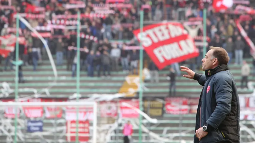 Ferazzoli ai tempi della panchina della Triestina (Lasorte)