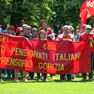 La folla in piazza a Gradisca (Tibaldi)