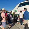 Il primo viaggio del Delfino Verde verso Sistiana