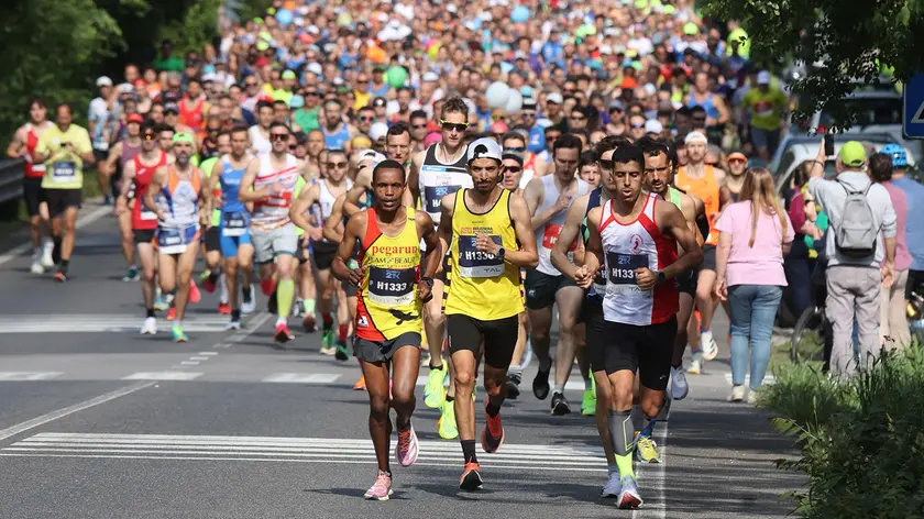 Il lungo fiume della Trieste Spring Run 21k 2024 (Lasorte)
