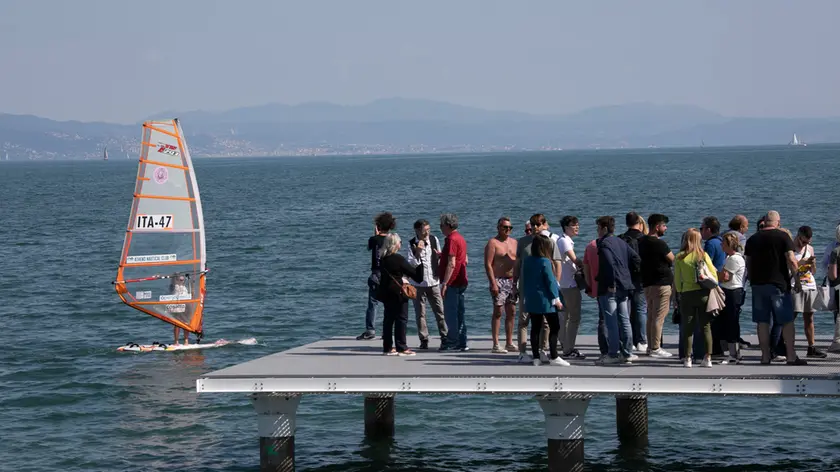 Il nuovo grande pontile a Marina Julia (Katia Bonaventura)