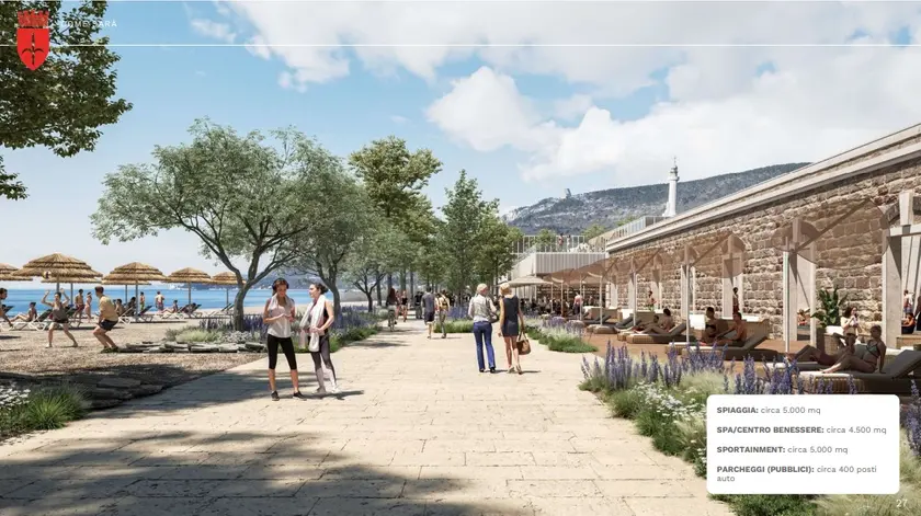 Uno dei rendering del progetto Costim