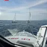 L'intervento della Guardia costiera di Trieste al largo di Miramare
