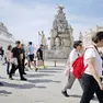 Centro affollato di turisti e visitatori a Trieste (Lasorte)