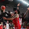 La Pallacanestro Trieste in azione a Varese (foto Ciamillo / Lasorte)