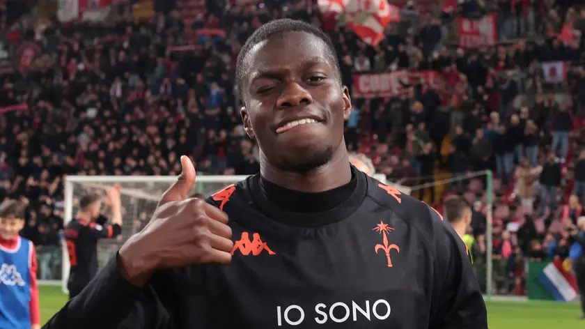 Omar Correia, capitano della Triestina (Foto Andrea Lasorte)