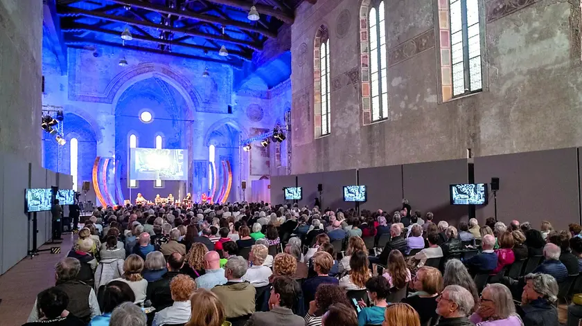 Un incontro al Festival vicino/lontano dello scorso anno. Foto Luca D'Agostino