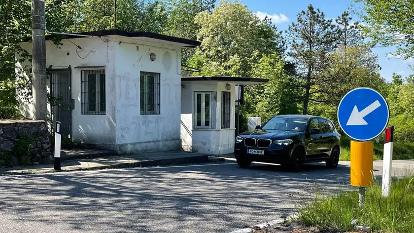 Il valico di confine italo-sloveno di San Pelagio a Duino Aurisina