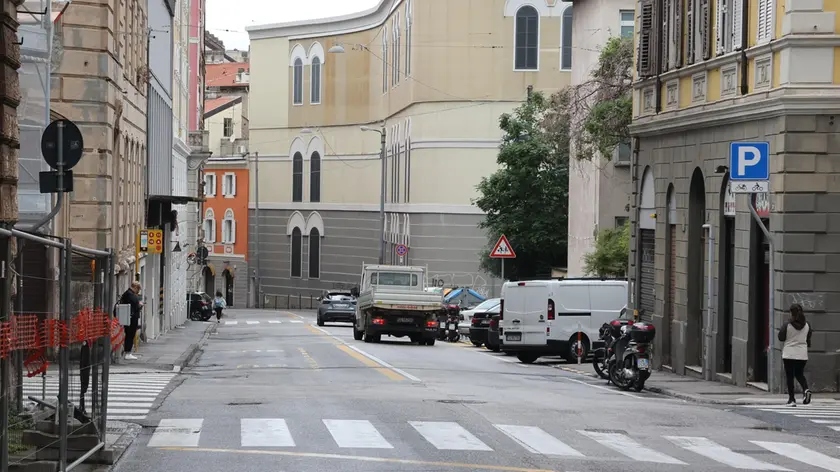 La zona di via D’Azeglio Foto Lasorte