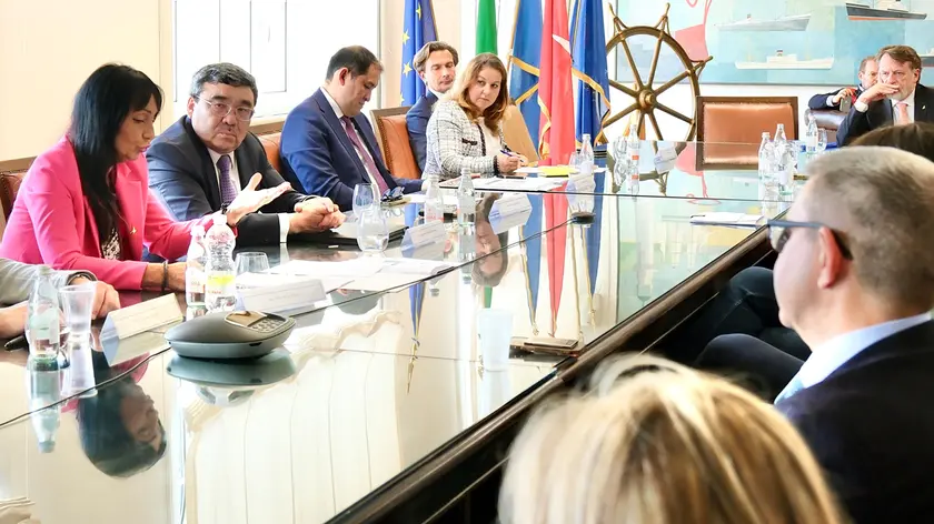 La visita a Trieste dell'ambasciatore della Repubblica del Kazakistan in Italia, Yerbolat Sembayev Foto Lasorte