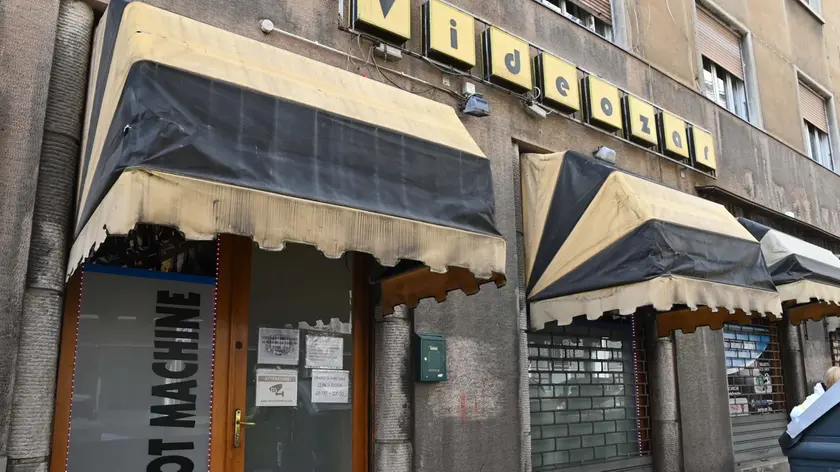 La sala slot dove sono avvenuti i fatti (Bruni)