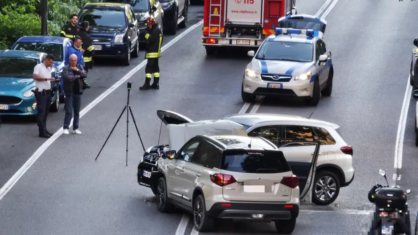 Le due auto coinvolte (Lasorte)