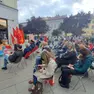 Un momento dell’assemblea di venerdì pomeriggio