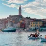 Il porto di Rovigno, una delle località più visitate