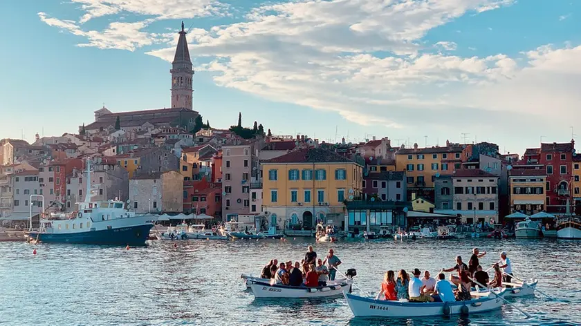 Il porto di Rovigno, una delle località più visitate