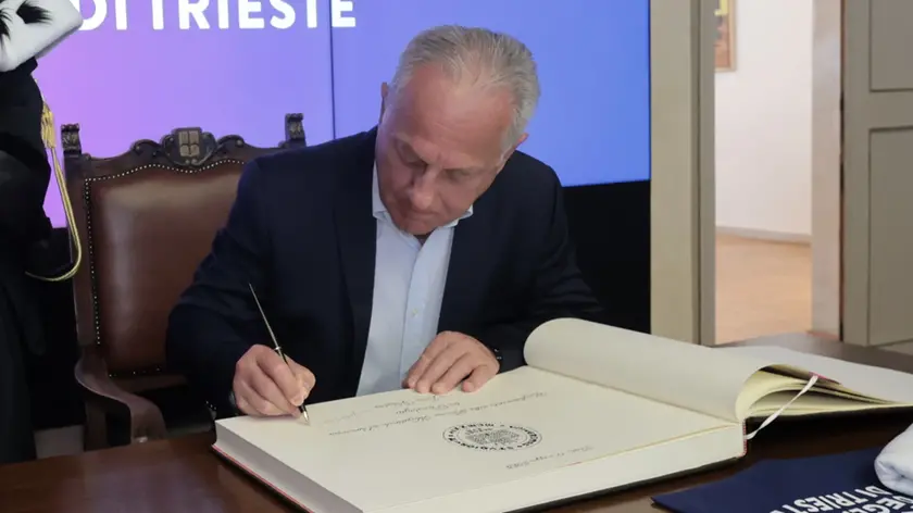 Julio Velasco a Trieste per la laurea ad honorem (Lasorte)