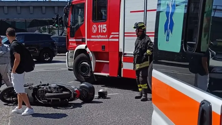 L'incidente in via Baiamonti
