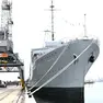 La nave Galeb ormeggiata al Molo longo a Fiume. Foto Novi list