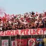 I tifosi rossoalabardati presenti allo stadio Berti di Caldiero Terme foto Lasorte