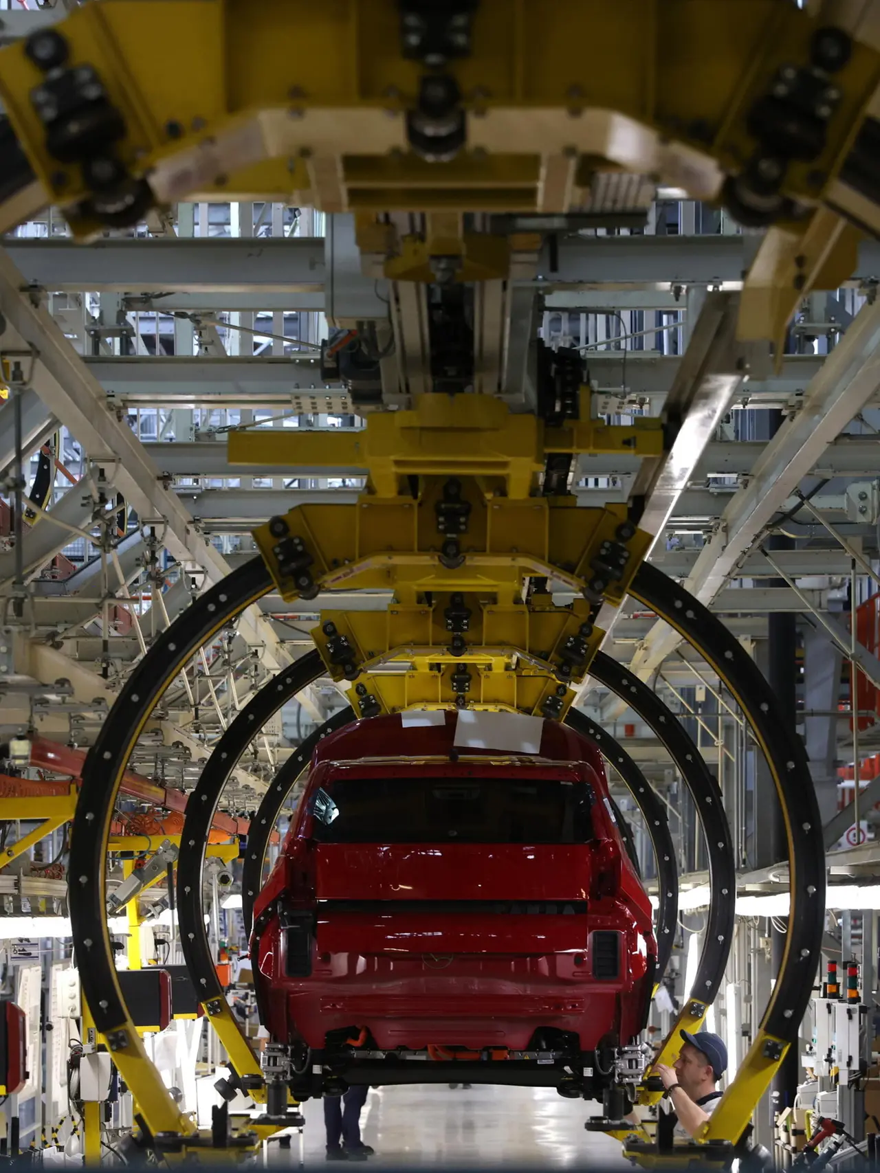 La fabbrica di Kragujevac in Serbiache produce la Fiat Grande Panda