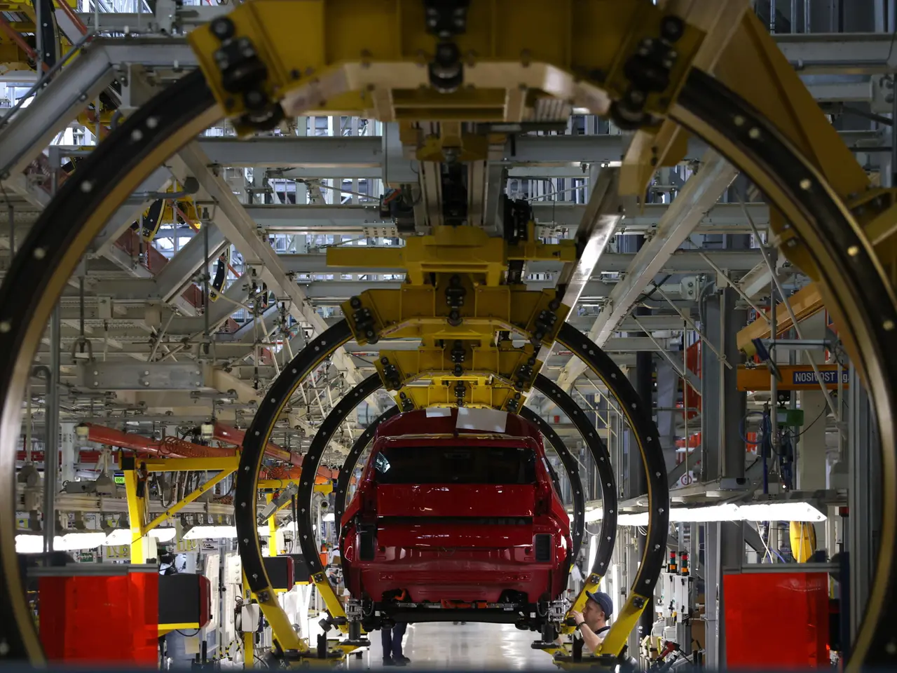 La fabbrica di Kragujevac in Serbiache produce la Fiat Grande Panda