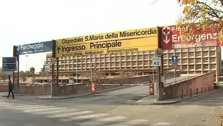 La donna ha raggiunto da sola l'ospedale di Udine