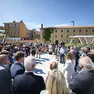 L'inaugurazione della nuova piazza di Roiano (Lasorte)