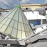Il cedimento della copertura della piscina terapeutica Acquamarina: era il 29 luglio 2019. Foto Lasorte