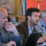 L’assessore Michele Babuder e l’ingegner Giulio Bernetti (Silvano)