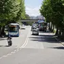 Via Salata, all’esterno della galleria: la zona in cui il trafficante è stato affiancato dagli agenti armati (foto Lasorte)