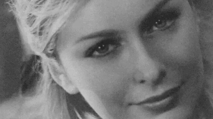Federica Ranchi in una bella foto d'epoca