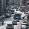 Uno scorcio di via Giulia in una foto di archivio