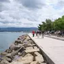 Il lungomare che porta alle spiagge di Muggia (Silvano)