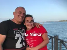 Umberto Chiti con la figli Anna, morta a 17 anni a seguito di un incidente nautico