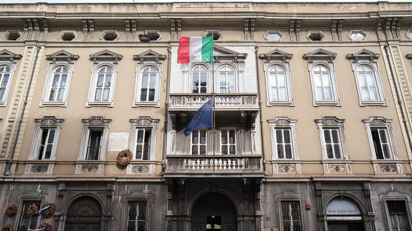 Il palazzo dove si trova la sede del Conservatorio Tartini (Silvano)